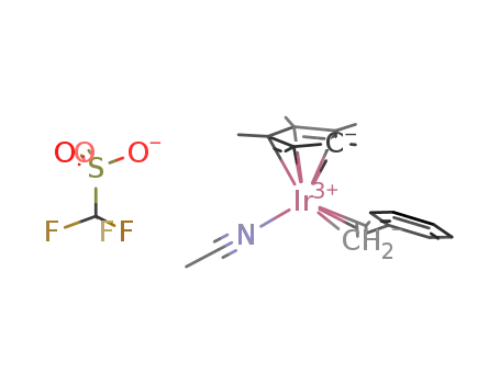 [Cp(*)Ir(η(3)-CHPhCHCH2)(NCMe)](OTf)