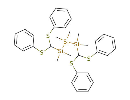 1,1,5,5-Tetrakis(phenylthio)-2,2,3,3,4,4-hexamethyl-2,3,4-trisilapentane