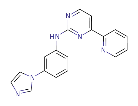 N-(3-(1H-imidazol-1-yl)phenyl)-4-(2-pyridinyl)-2-pyrimidinamine
