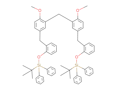 4,4'-bis(2-tert-butyldiphenylsilyloxybenzyl)-2,2'-methylene dimethoxy phenol