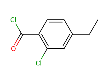 Benzoyl chloride, 2-chloro-4-ethyl- (9CI)