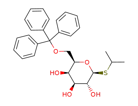 (2S,3R,4S,5R,6R)-2-Isopropylsulfanyl-6-trityloxymethyl-tetrahydro-pyran-3,4,5-triol