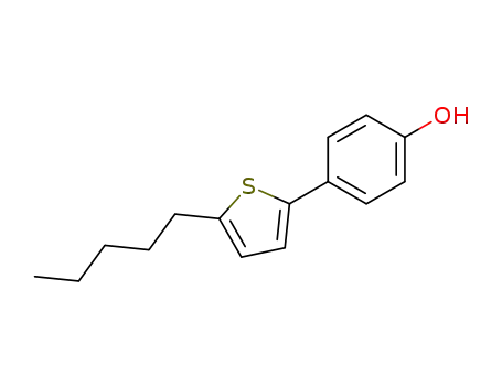 2-(4-hydroxyphenyl)-5-pentylthiophene