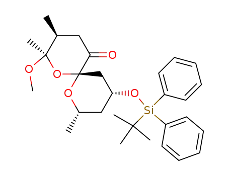 (2R,3S,6R,8S,10R)-10-(tert-Butyl-diphenyl-silanyloxy)-2-methoxy-2,3,8-trimethyl-1,7-dioxa-spiro[5.5]undecan-5-one