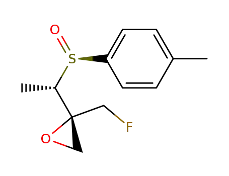 (S)-2-Fluoromethyl-2-[(S)-1-((R)-toluene-4-sulfinyl)-ethyl]-oxirane