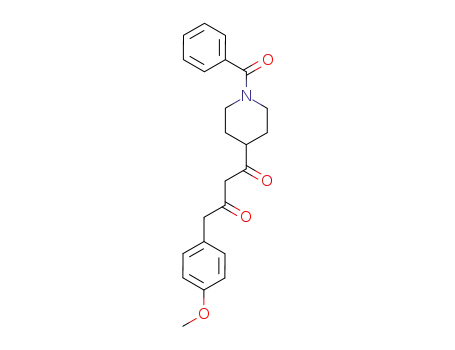 4-(4-methoxyphenyl)-1-[1-(phenylcarbonyl)piperidin-4-yl]butane-1,3-dione