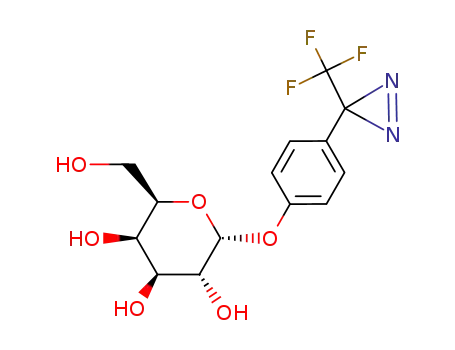(2R,3R,4S,5R,6R)-2-Hydroxymethyl-6-[4-(3-trifluoromethyl-3H-diazirin-3-yl)-phenoxy]-tetrahydro-pyran-3,4,5-triol