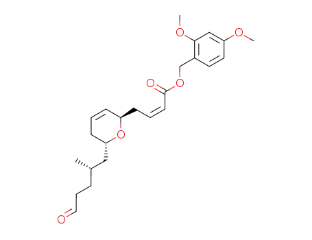(Z)-4-[(2R,6R)-6-((S)-2-Methyl-5-oxo-pentyl)-5,6-dihydro-2H-pyran-2-yl]-but-2-enoic acid 2,4-dimethoxy-benzyl ester