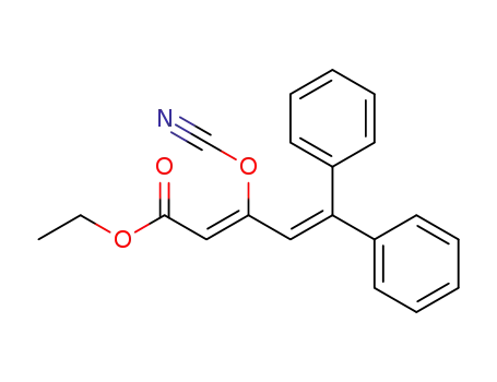 (Z)-3-Cyanato-5,5-diphenyl-penta-2,4-dienoic acid ethyl ester