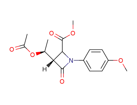 methyl [(αS,2SR,3S)-3-(1-acetoxyethyl)-1-(4-methoxyphenyl)-4-oxoazetidin-2-carboxylate]
