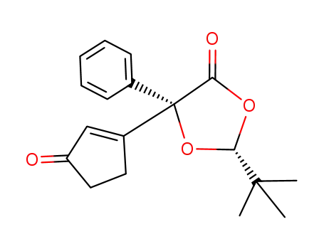 (2R,5R)-2-tert-butyl-5-(3-oxo-1-cyclopentyl)-5-phenyl-1,3-dioxolan-4-one