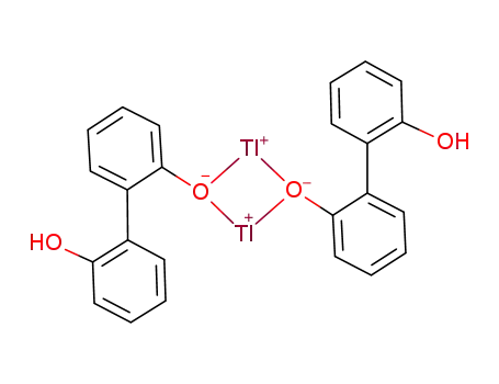 Molecular Structure of 159766-95-7 ((Tl[μ-O(C6H4)(C6H4)OH])2)