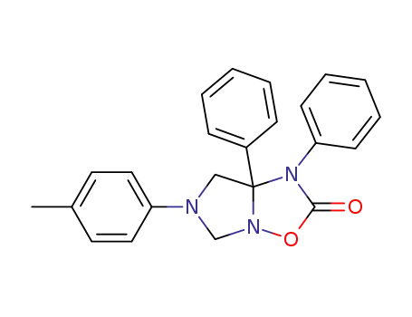 1,7a-Diphenyl-6-p-tolyl-tetrahydro-imidazo[1,5-b][1,2,4]oxadiazol-2-one