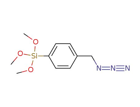 Molecular Structure of 83315-74-6 (p-AZIDOMETHYLPHENYLTRIMETHOXYSILANE, 90%)