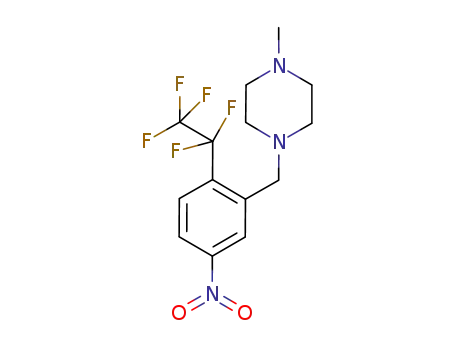 Piperazine, 1-methyl-4-[[5-nitro-2-(pentafluoroethyl)phenyl]methyl]-
