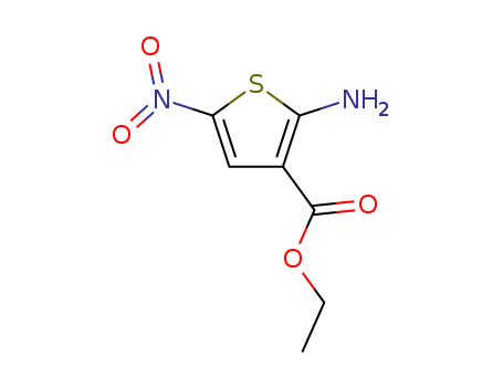 3-Thiophenecarboxylic acid, 2-amino-5-nitro-, ethyl ester