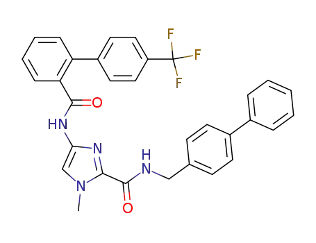 N-(biphenyl-4-yl)methyl-4-(4'-trifluoromethylbiphenyl-2-carbonylamino)-1-methyl-imidazol-2-carboxylic acid amide