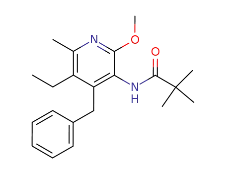 Propanamide,
N-[5-ethyl-2-methoxy-6-methyl-4-(phenylmethyl)-3-pyridinyl]-2,2-dimethyl
-