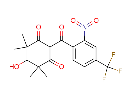 2-(2'-Nitro-4'-trifluoromethylbenzoyl)-5-hydroxy-4,4,6,6-tetramethyl-1,3-cyclohexanedione