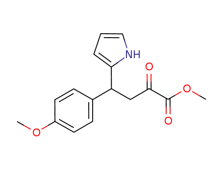 methyl 4-(4-methoxyphenyl)-2-oxo-4-(1H-pyrrol-2-yl)butanoate