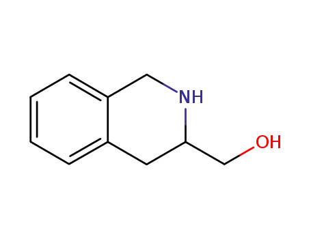 Molecular Structure of 63006-93-9 (1,2,3,4-Tetrahydroisoquinoline-3-methanol)
