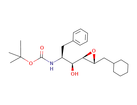 (2R,3R,4S,5S)-5-[N-(tert-butyloxycarbonyl)amino]-1-cyclohexyl-2,3-epoxy-4-hydroxy-6-phenylhexane