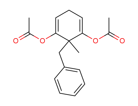 2,4-Diacetoxy-3-benzyl-3-methylcyclohexa-1,4-diene