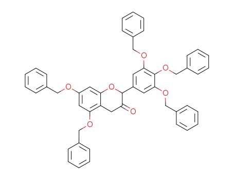 2H-1-Benzopyran-3(4H)-one,
5,7-bis(phenylmethoxy)-2-[3,4,5-tris(phenylmethoxy)phenyl]-