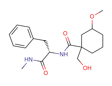 1-Hydroxymethyl-3-methoxy-cyclohexanecarboxylic acid ((S)-1-methylcarbamoyl-2-phenyl-ethyl)-amide