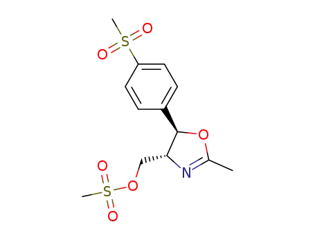 (4R,5R)-2-methyl-4-methanesulfonyloxymethyl-5-(4-methyl sulfonylphenyl)-2-oxazoline