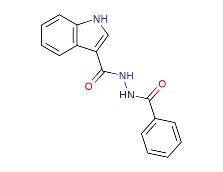 Molecular Structure of 82380-78-7 (N<sup>1</sup>-benzoyl-N<sup>2</sup>-(3-indolyl)hydrazine)