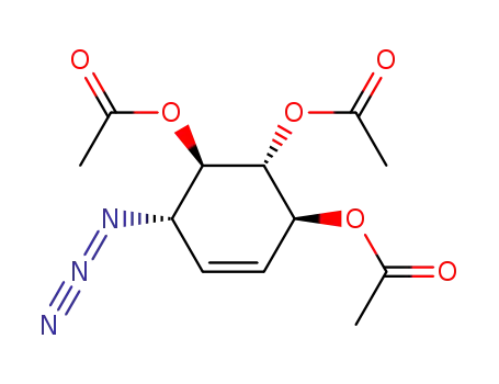 (1S,2R,3R,4S)-2,3,4-tri-O-acetyl-1-azidoconduritol B