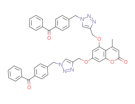 5,7-bis{[1-(4-benzoylbenzyl)-1H-1,2,3-triazol-4-yl]methoxy}-4-methyl-2H-chromen-2-one