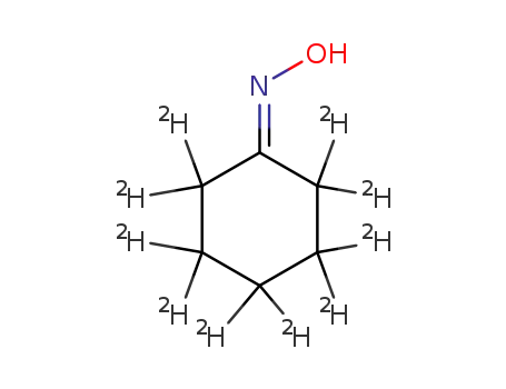 Molecular Structure of 169297-52-3 (CYCLOHEXANONE-D10-OXIME)