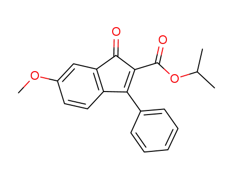 6-methoxy-1-oxo-3-phenyl-1H-indene-2-carboxylic acid isopropyl ester