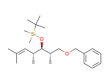 ((2S,3R,4R)-1-(benzyloxy)-2,4,6-trimethylhept-5-en-3-yloxy)(tert-butyl)dimethylsilane