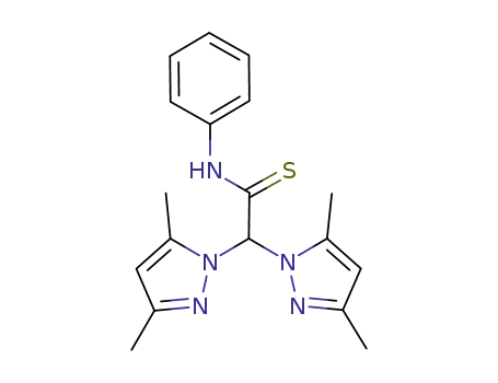 N-phenyl-2,2'-bis(3,5-dimethylpyrazol-1-yl)thioacetamide