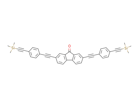 2,7-di[(p-trimethylsilylethynylphenyl)ethynyl]fluoren-9-one