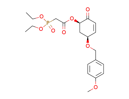 (diethoxy-phosphoryl)-acetic acid 5-(4-methoxy-benzyloxy)-2-oxo-cyclohex-3-enyl ester