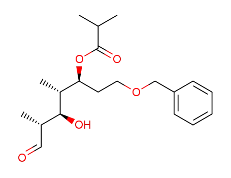 Isobutyric acid (1S,2S,3R,4R)-1-(2-benzyloxy-ethyl)-3-hydroxy-2,4-dimethyl-5-oxo-pentyl ester