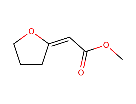 Molecular Structure of 52196-15-3 (METHYL E-(DIHYDROFURAN-2-YLIDENE)ACETATE)