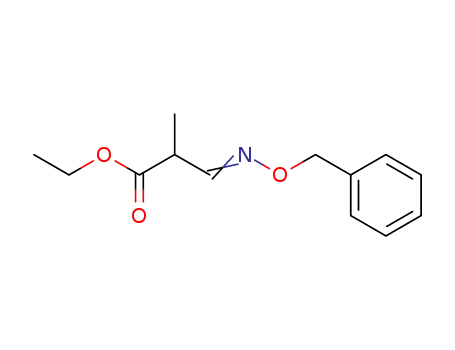 3-[(E)-Benzyloxyimino]-2-methyl-propionic acid ethyl ester