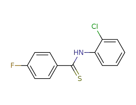 N-(2-chlorophenyl)-4-fluorobenzenecarbothioamide