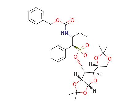 1,2:5,6-di-O-isopropylidene-α-d-allofuranos-3-yl (1S,2R)-2-[(benzyloxycarbonyl)amino]-1-phenylbutane-1-sulfonate