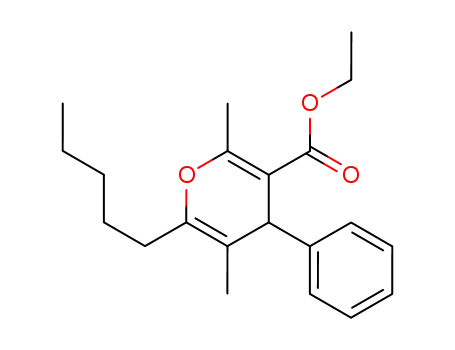 ethyl 2,5-dimethyl-6-pentyl-4-phenyl-4H-pyran-3-carboxylate