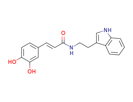 2-Propenamide, 3-(3,4-dihydroxyphenyl)-N-[2-(1H-indol-3-yl)ethyl]-, (2E)-