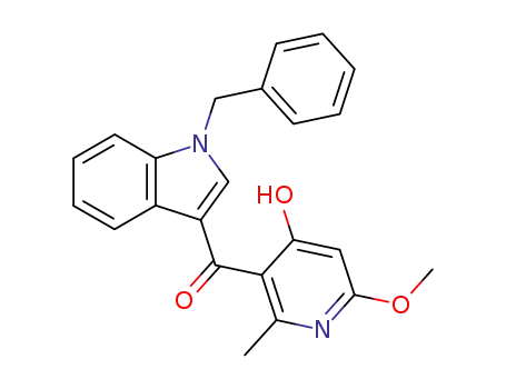 (1-benzyl-1<i>H</i>-indol-3-yl)-(4-hydroxy-6-methoxy-2-methyl-pyridin-3-yl)-methanone
