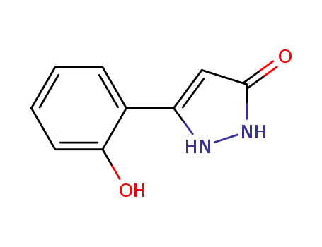 Molecular Structure of 100925-74-4 (5-(2-hydroxyphenyl)-1,2-dihydropyrazol-3-one)