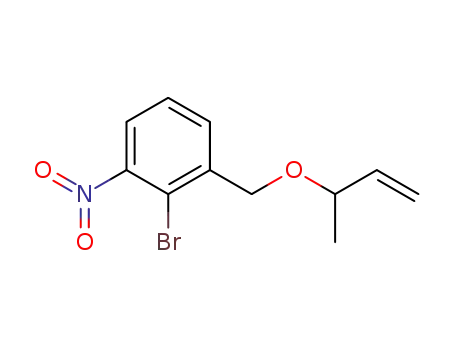 2-bromo-3-nitro-1-[(3-buten-2-yloxy)methyl]benzene