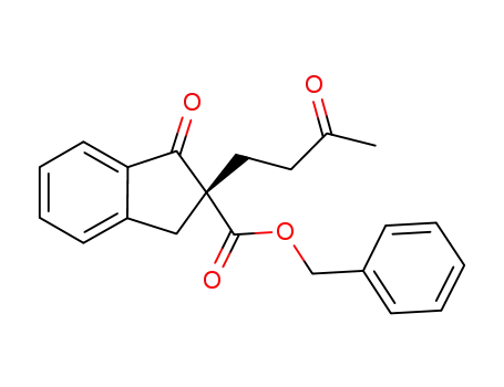 (R)-benzyl 1-oxo-2-(3-oxobutyl)-2,3-dihydro-1H-indene-2-carboxylate